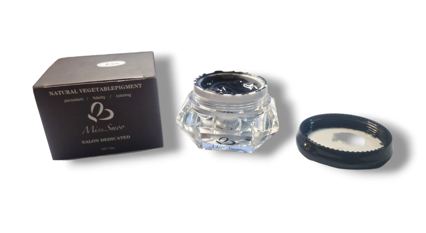 Micro Blading Pigmentation Black 38g Natural Vegetable Pigmentation