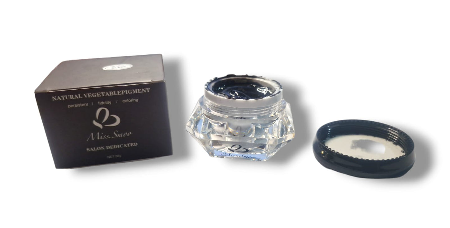Micro Blading Pigmentation Black 38g Natural Vegetable Pigmentation
