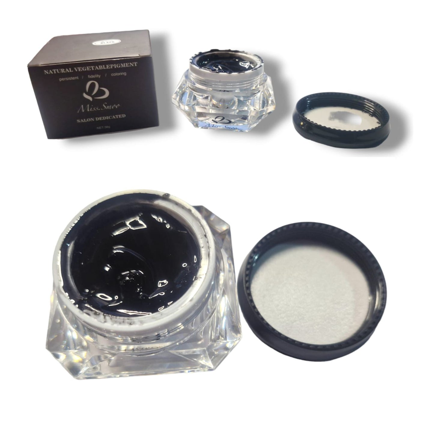 Micro Blading Pigmentation Black 38g Natural Vegetable Pigmentation