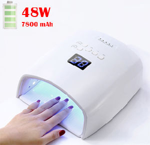 Rechargeable uv deals led nail lamp