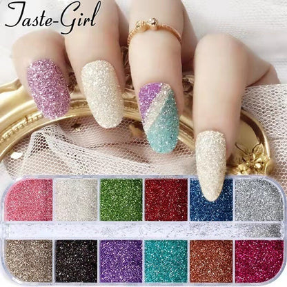 Nail Star Powder Glitter - 12 Grids