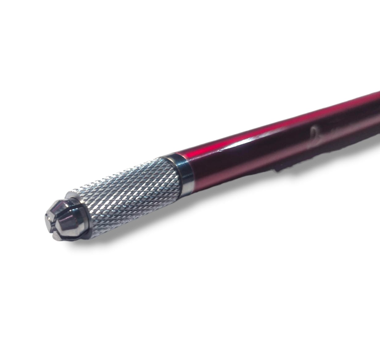 1pcs Tattoo Micro Blading Eyebrow Pen, Double Usage For Flat Round Needles, Tattoo Manual Pen, Microblading Eyebrow Lip Pen