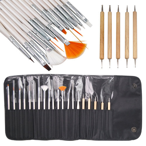 20pcs Nail Art Manicure Brush Set