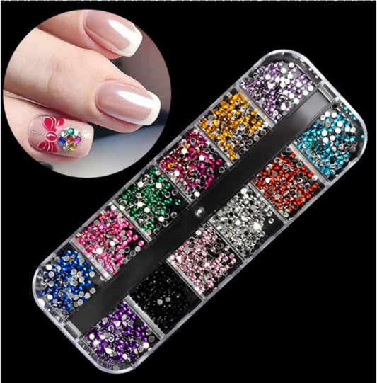 Nail Gems Mixed colour 3000pcs Stones