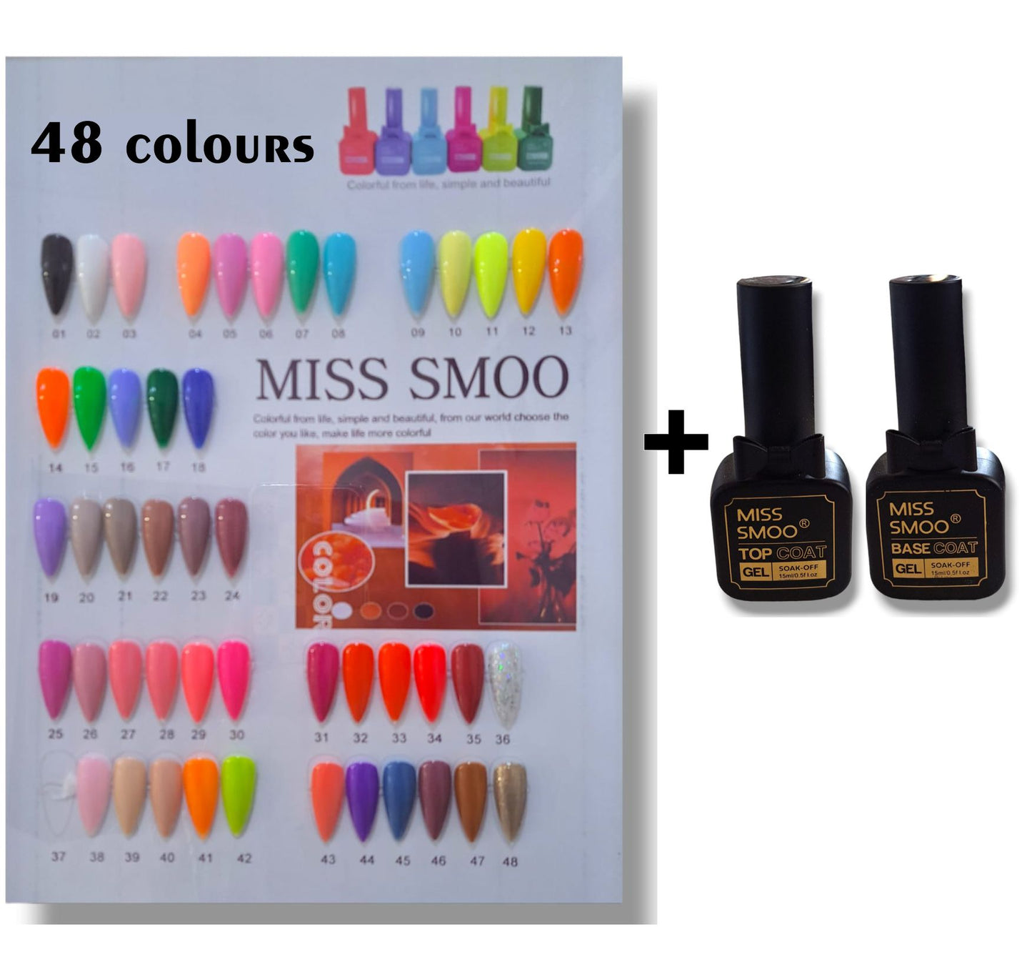 Miss Smoo UV Gel Set 50pcs Set