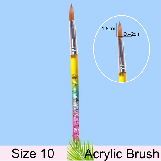 High quality Acrylic Nail Brush Size 10