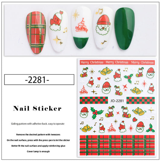 Nail Sticker Decoration 1 sheet- 2281