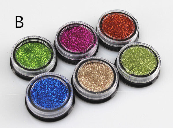 Classic Fine Glitter 6pcs mixed