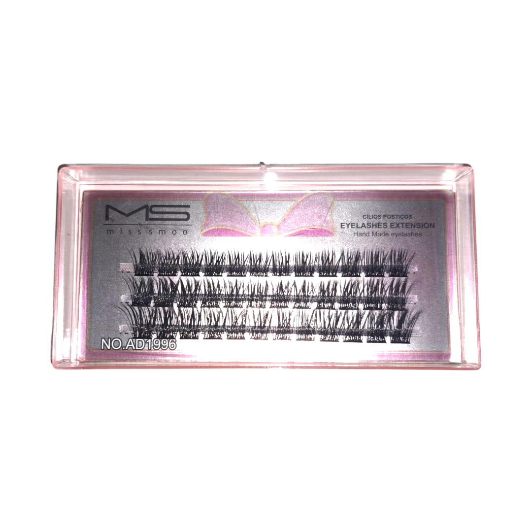 Cluster Eyelashes Medium Length Stunning D Mix (3 Rows)