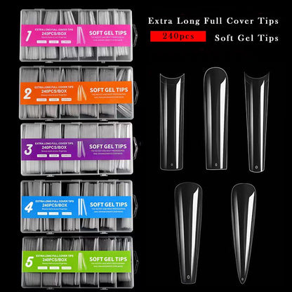 Extra long False Nail tips