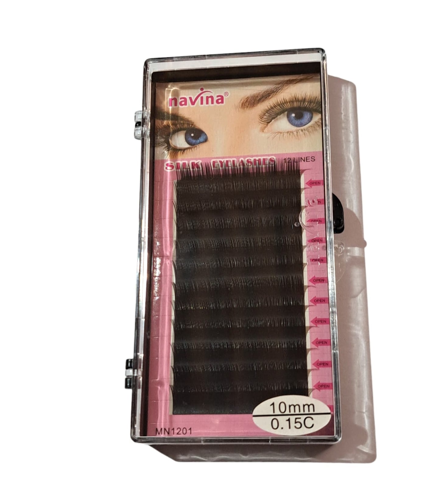 Individual Single Lashes Lash Tray (12 Rows) 0.015C 10mm