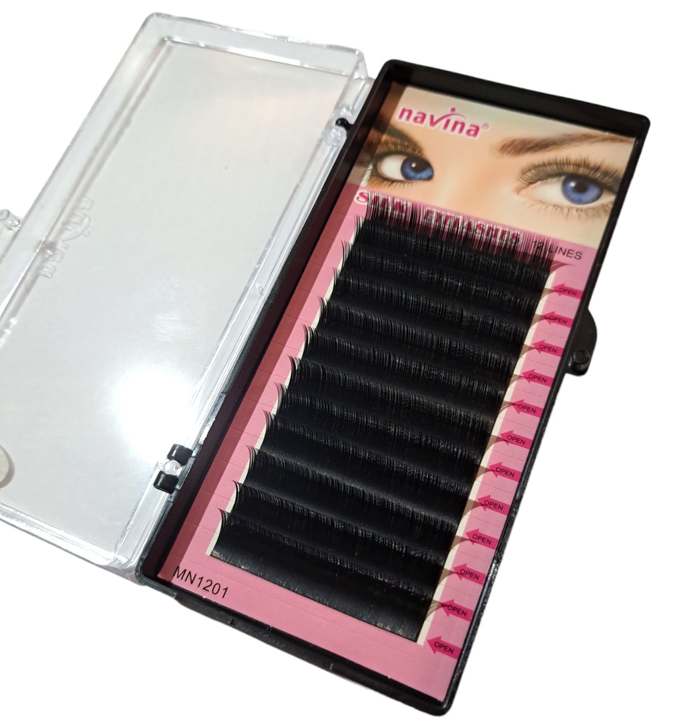 Individual Single Lashes Lash Tray (12 Rows) 0.015C 10mm