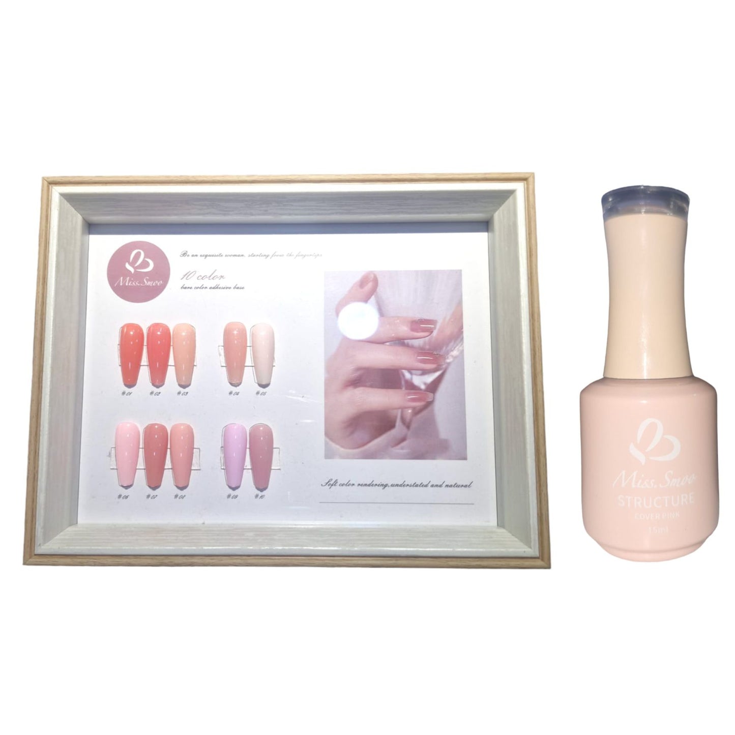 Miss Smoo Structure UV LED Gel 15ml - 10 colours to choose from