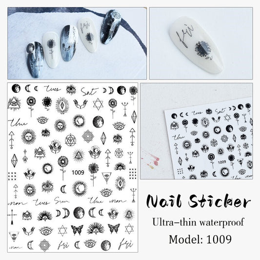 Nail Sticker Decoration 1 sheet- 1009