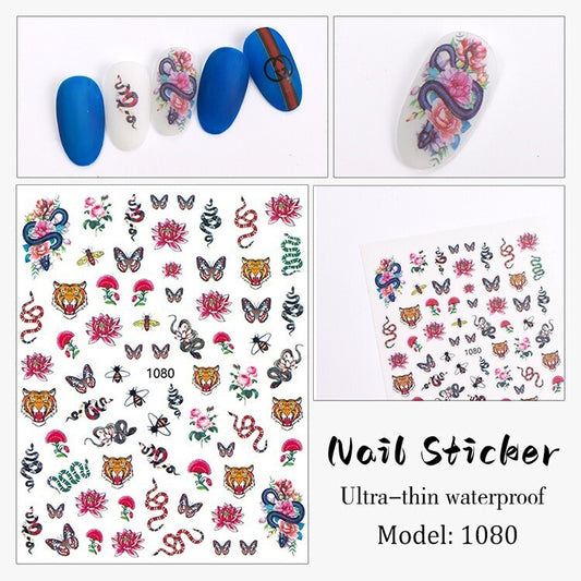 Nail Sticker Decoration 1 sheet- 1080