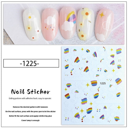 Nail Sticker Decoration 1 sheet- 1225