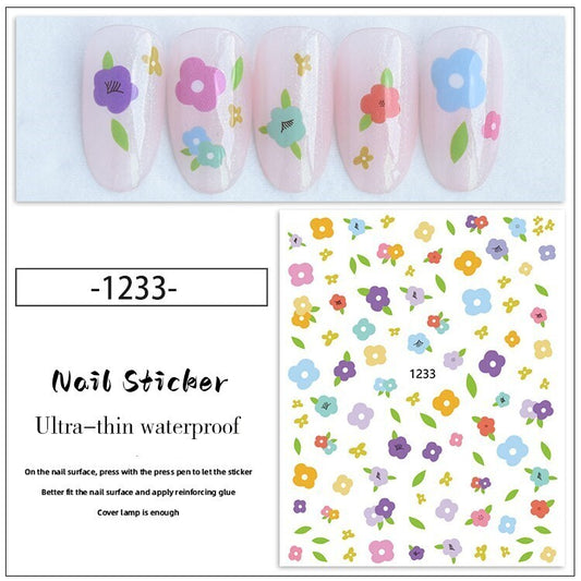 Nail Sticker Decoration 1 sheet- 1233