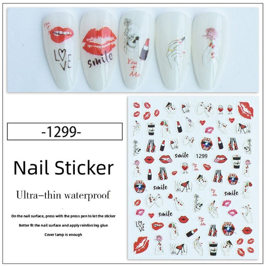 Nail Sticker Decoration 1 sheet- 1299