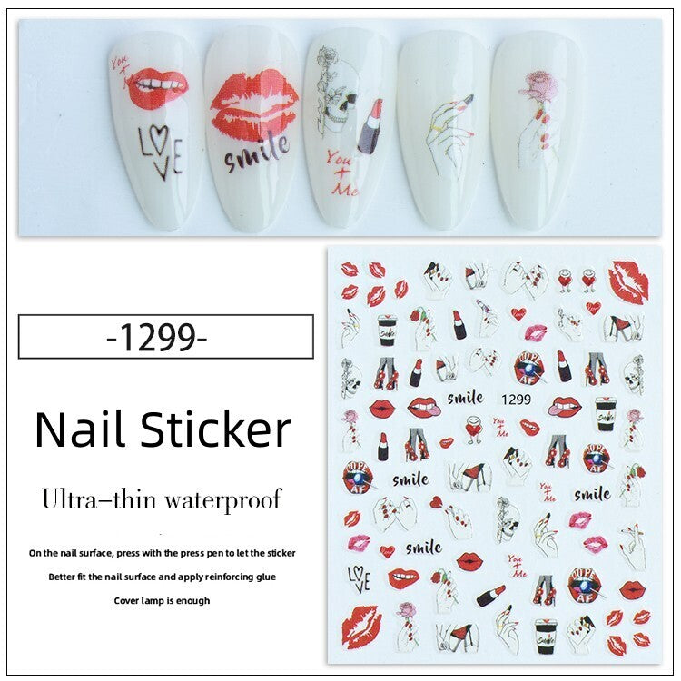 Nail Sticker Decoration 1 sheet- 1299