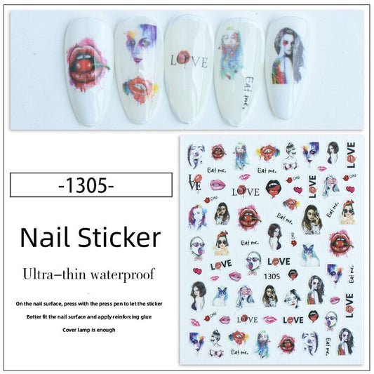 Nail Sticker Decoration 1 sheet- 1305