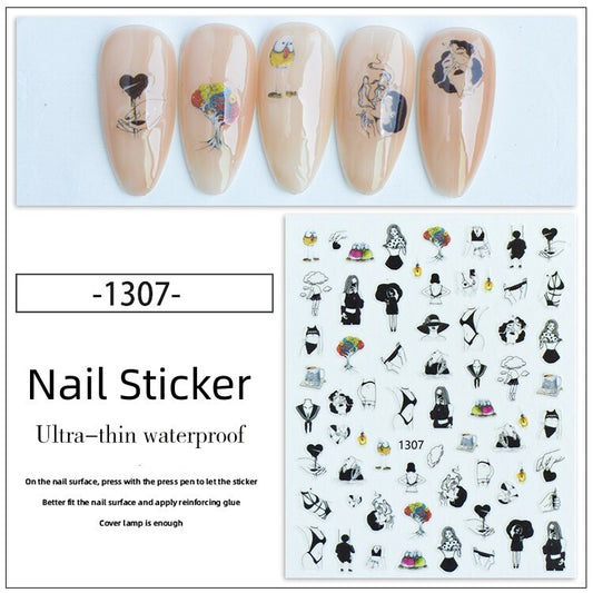 Nail Sticker Decoration 1 sheet- 1307