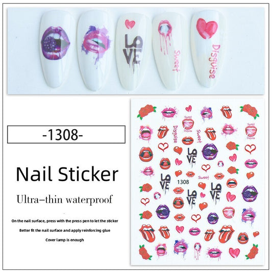 Nail Sticker Decoration 1 sheet- 1308