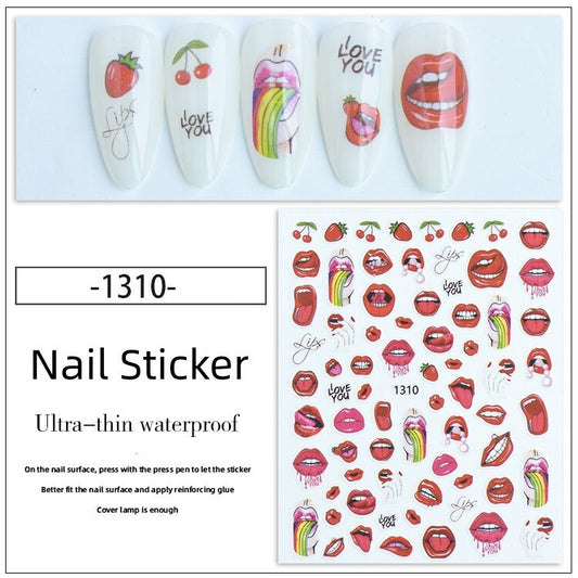Nail Sticker Decoration 1 sheet- 1310