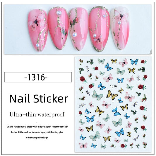 Nail Sticker Decoration 1 sheet- 1316