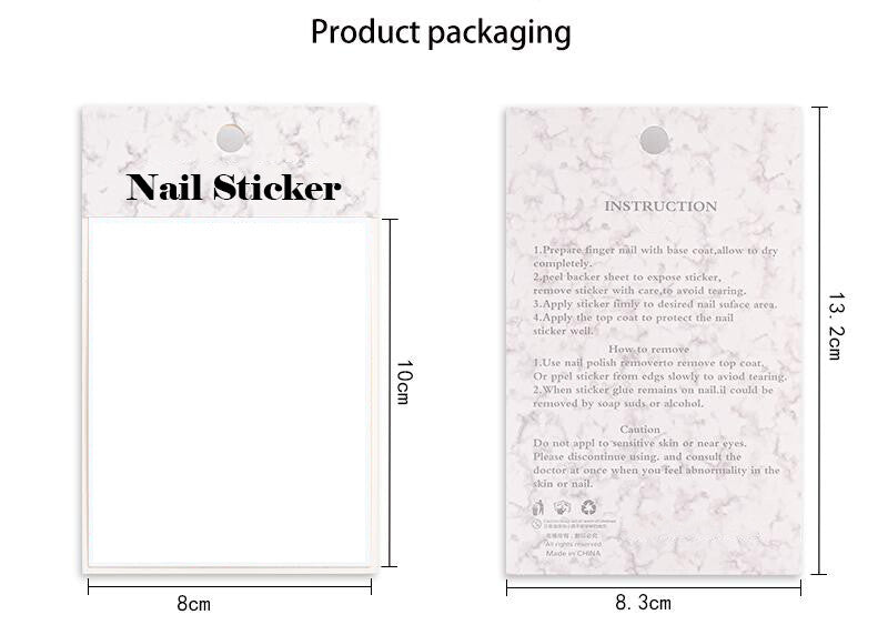 Nail Sticker Decoration 1 sheet- 1591