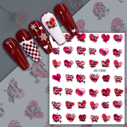 Nail Sticker Decoration 1 sheet- 1550