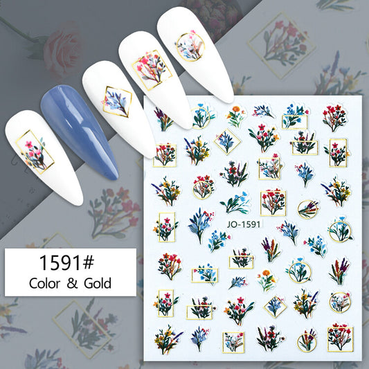 Nail Sticker Decoration 1 sheet- 1591