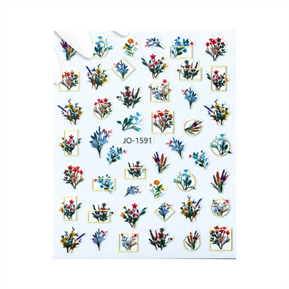 Nail Sticker Decoration 1 sheet- 1591