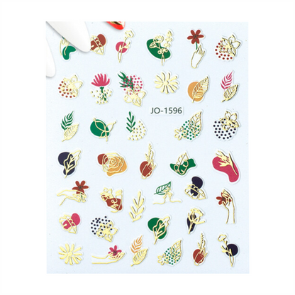 Nail Sticker Decoration 1 sheet- 1596