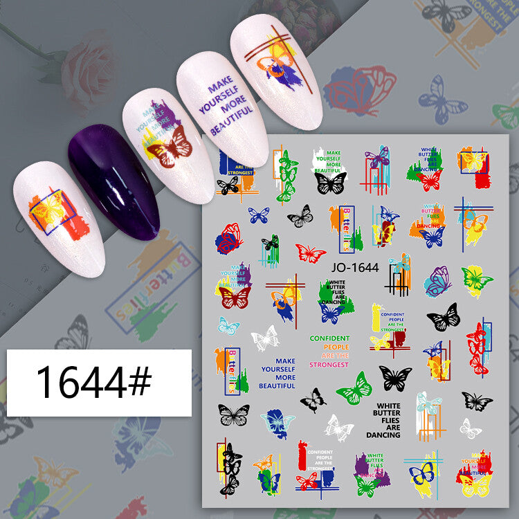 Nail Sticker Decoration 1 sheet- 1644