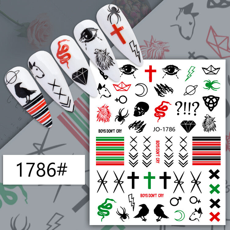 Nail Sticker Decoration 1 sheet- 1786