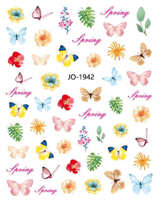 Nail Sticker Decoration 1 sheet- 1942
