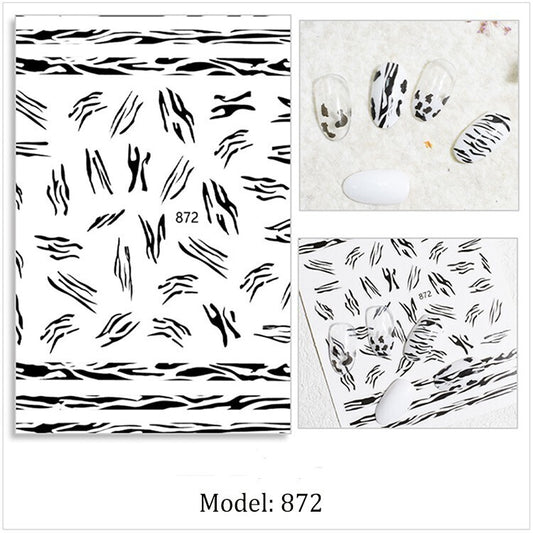 Nail Sticker Decoration 1 sheet- 872