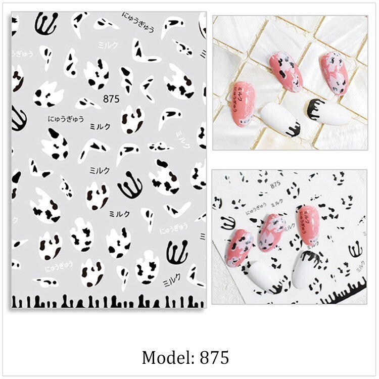 Nail Sticker Decoration 1 sheet- 875