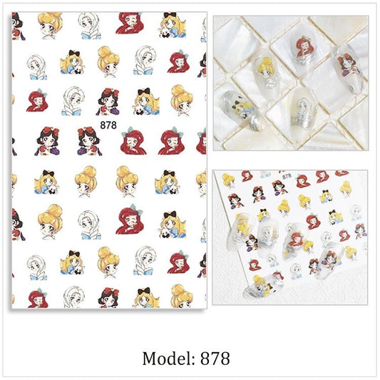 Nail Sticker Decoration 1 sheet- 878