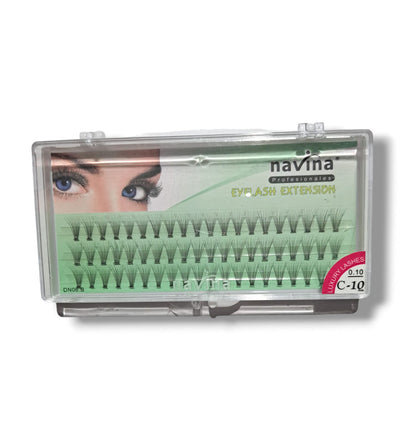 Pre-fanned Eyelash Extensions Lash Tray (3 Rows) 0.10 - C-10