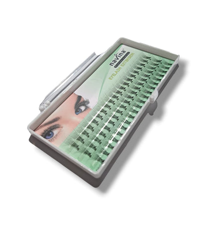 Pre-fanned Eyelash Extensions Lash Tray (3 Rows) 0.10 - C-12