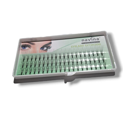 Pre-fanned Eyelash Extensions Lash Tray (3 Rows) 0.10 - C-14