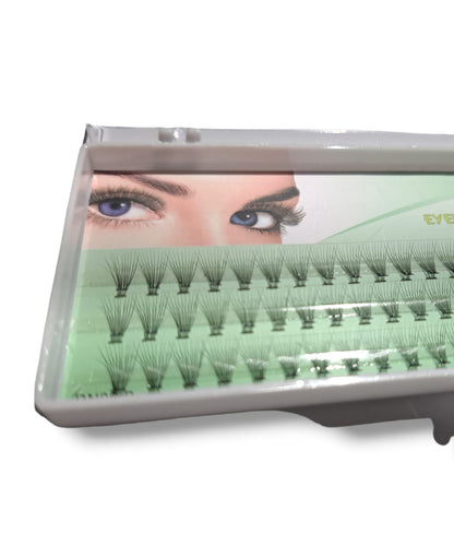 Pre-fanned Eyelash Extensions Lash Tray (3 Rows) 0.10 - C-8