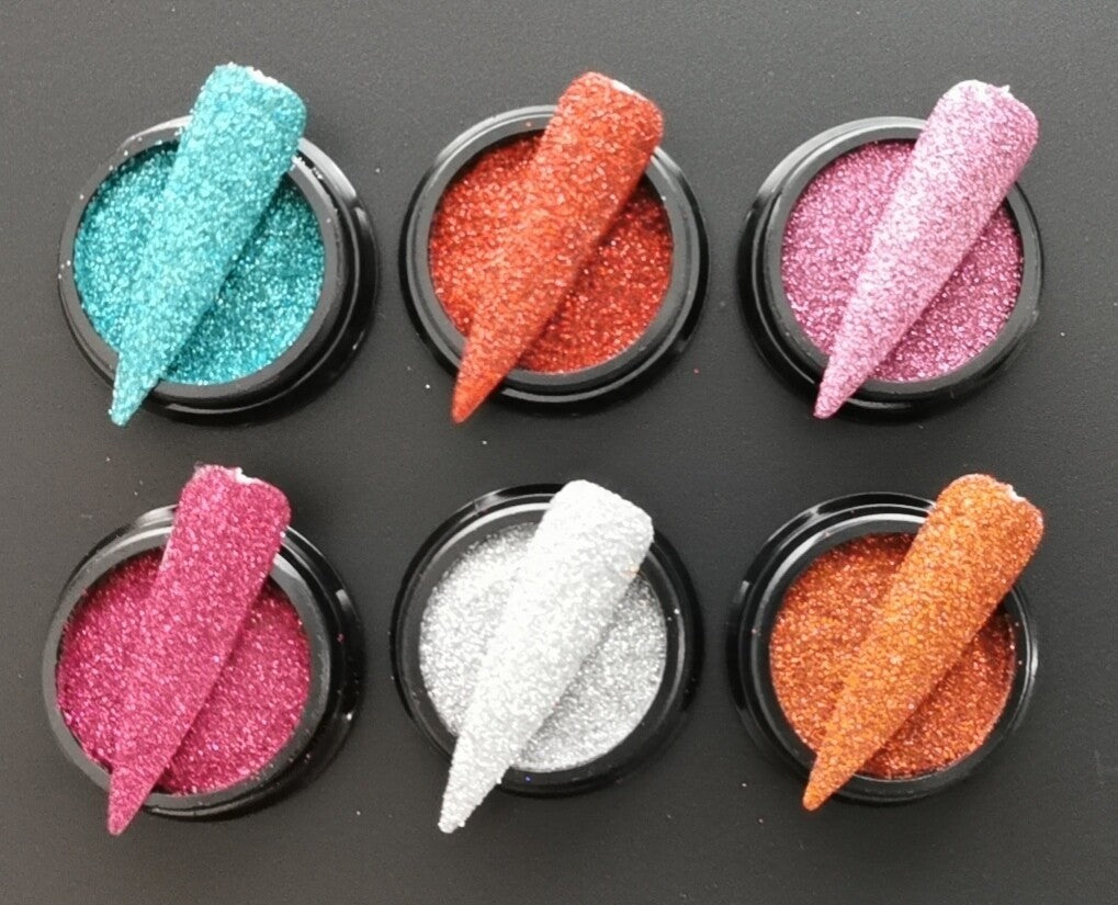 Classic Fine Glitter 6pcs Rainbow