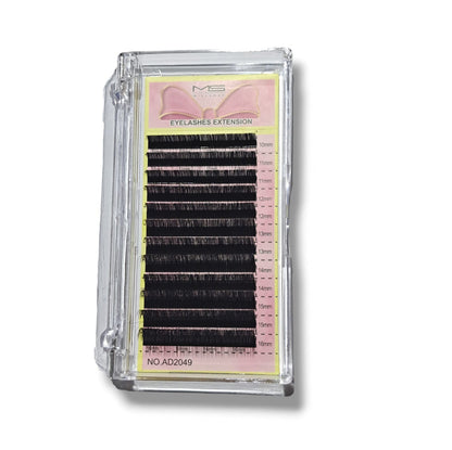 Individual Single Lash Tray (12 Rows) 0.07DD Mix