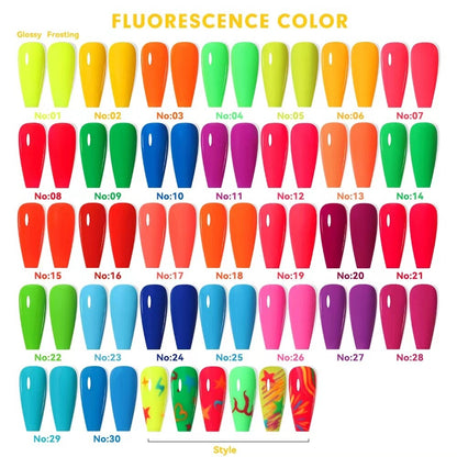 Vendeeni Fluorescence UV Gel Colour 15ml - 30 Colours to choose from
