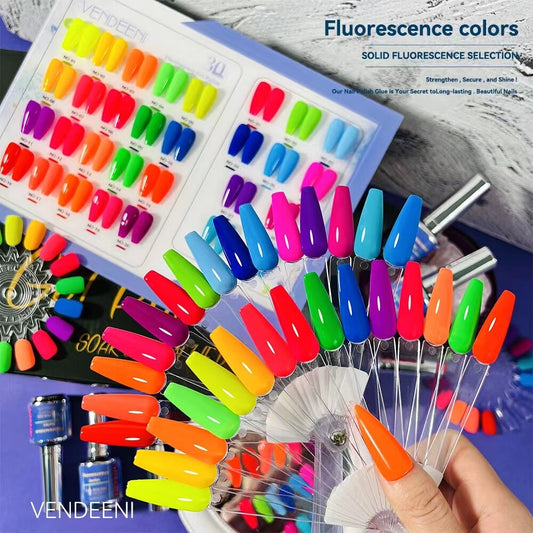 Vendeeni Fluorescence UV Gel Colour 15ml - 30 Colours to choose from
