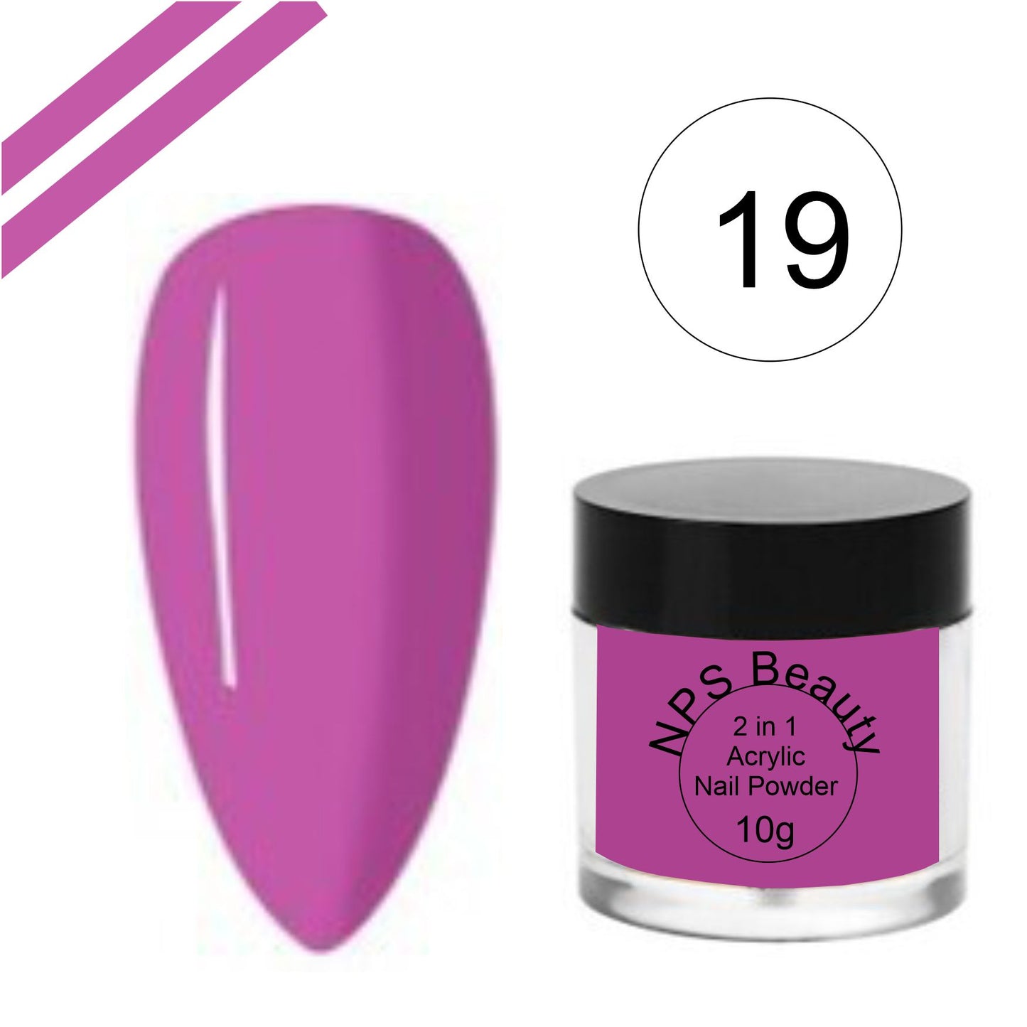 Acrylic Nail Powder 10g NO-19