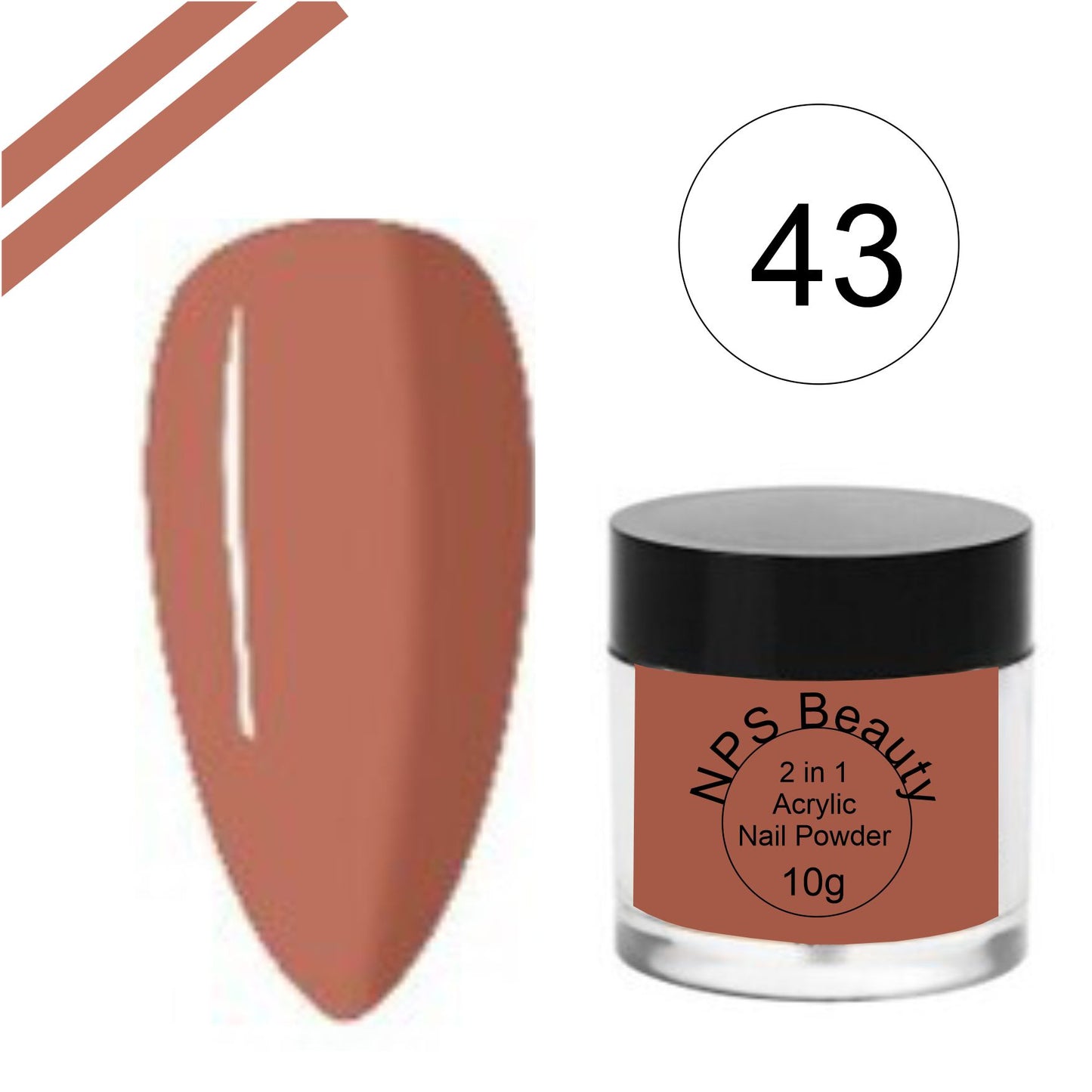 Acrylic Nail Powder 10g NO-43