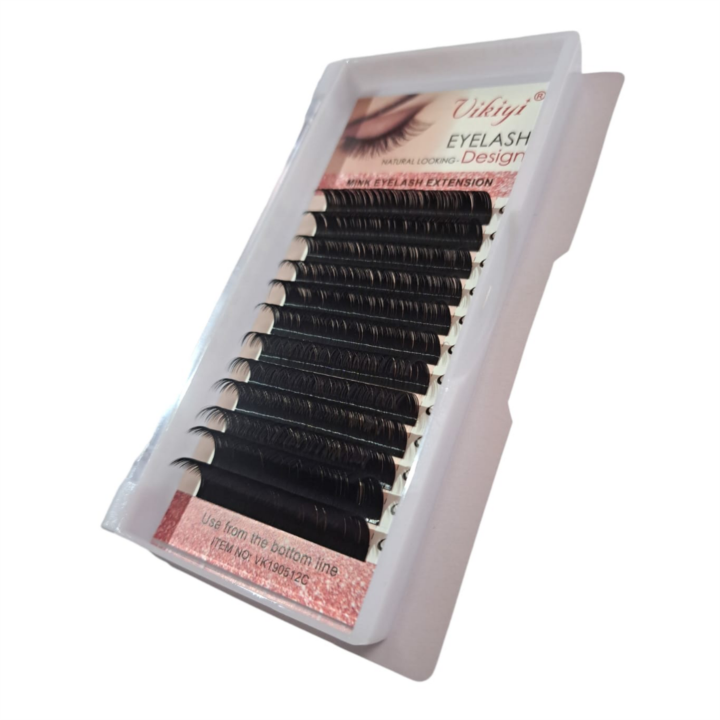 Individual Classic Single Lash Tray (12 Rows) 0.10C Mix